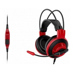 Mikrofoniga Mänguri Peakomplekt MSI DS501 Punane цена и информация | Наушники | kaup24.ee