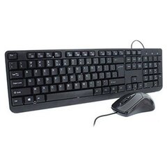 Клавиатура и мышь ML309415 Чёрный AZERTY цена и информация | Клавиатура с игровой мышью 3GO COMBODRILEW2 USB ES | kaup24.ee