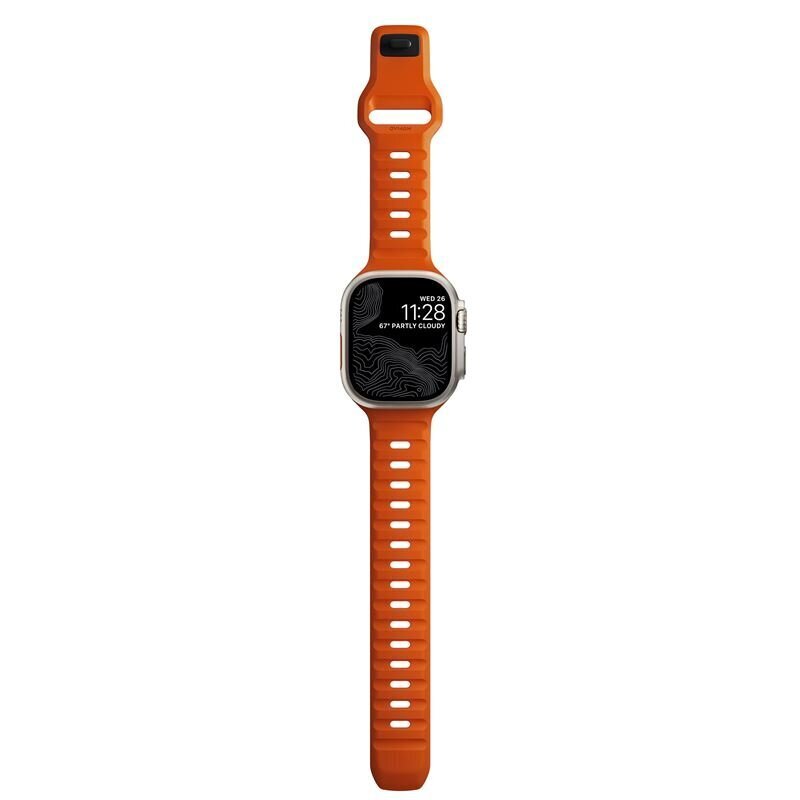 Nomad Sport Strap M/L, oranž hind ja info | Nutikellade ja nutivõrude tarvikud | kaup24.ee