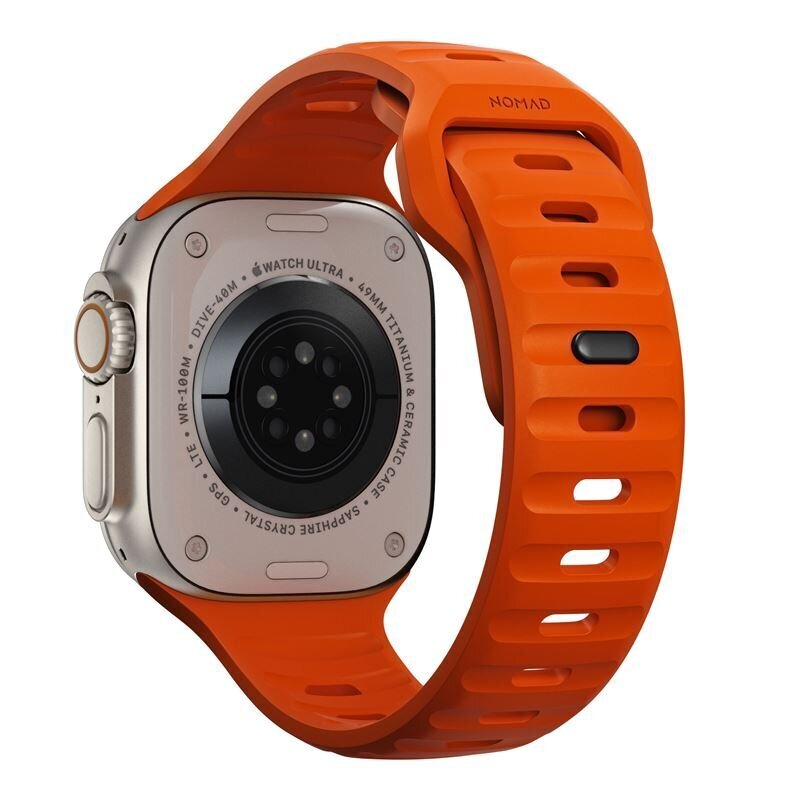 Nomad Sport Strap M/L, oranž hind ja info | Nutikellade ja nutivõrude tarvikud | kaup24.ee