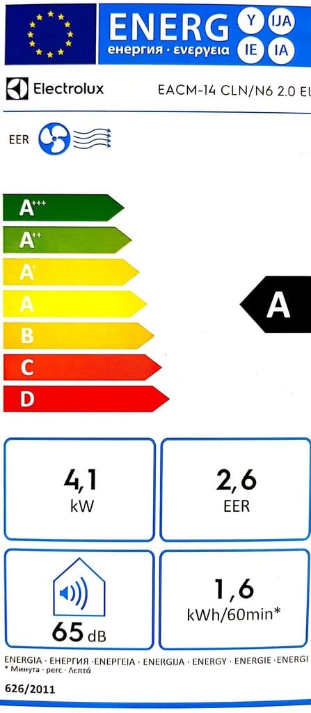 Mobiilne konditsioneer Electrolux EACM-14 CLC/N6 (ROOTSI) hind ja info | Õhksoojuspumbad, konditsioneerid | kaup24.ee