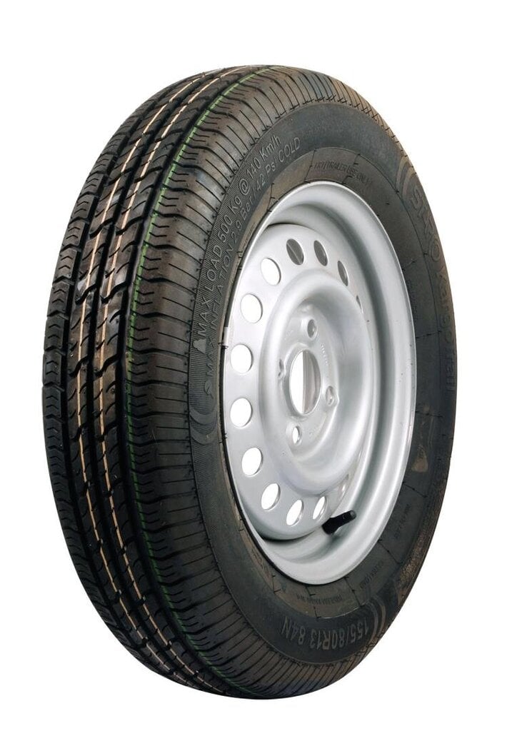 Haagise varuratas 4x100 et30 cb57 155/80R13 84N hind ja info | Haagised ja varuosad | kaup24.ee