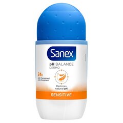 Sanex dermo tundlik kuuli deodorant, 50 ml, 6 pakendikomplekti hind ja info | Deodorandid | kaup24.ee