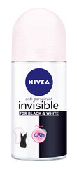 Nivea B&W selge kuuli deodorant naistele 50ml, 6 pakendikomplekti hind ja info | Deodorandid | kaup24.ee