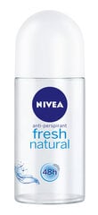 Nivea Fresh Natural Ball Deodorant для женщин 50 мл, 6 набор упаковки цена и информация | Дезодоранты | kaup24.ee