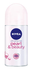 Nivea Pearl & Beauty Ball Deodorant naistele 50ml, 6 pakendikomplekti hind ja info | Deodorandid | kaup24.ee