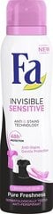 FA невидимый чувствительный аэрозольный дезодорант, 150 мл, 6 набор упаковки цена и информация | Дезодоранты | kaup24.ee