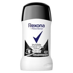 Rexona B & W naiste pliiats deodorant 40ml, 6 pakendikomplekti hind ja info | Rexona Kosmeetika, parfüümid | kaup24.ee