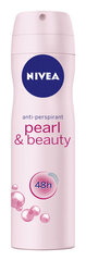 Nivea Pearl & Beauty Spray Deodorant Feminine .150 мл, 6 набор упаковки цена и информация | Дезодоранты | kaup24.ee