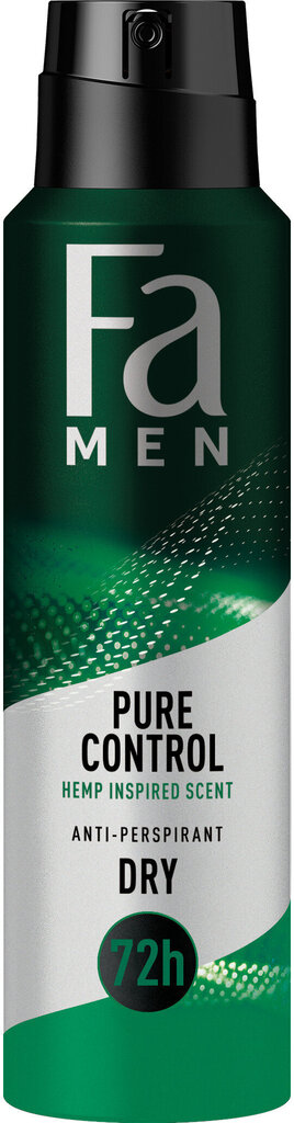 FA Men Pure Control Aerosol Deodorant 150ml, 3 pakendikomplekti hind ja info | Deodorandid | kaup24.ee