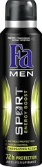 FA Men topeltvõimsus Aer. Deodorant Power Boost, 150ml, 6 pakendikomplekti цена и информация | Дезодоранты | kaup24.ee