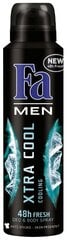 FA Men Cool Extreme Aerosol Deodorant, 150 мл, 6 упаковочных наборов цена и информация | Дезодоранты | kaup24.ee