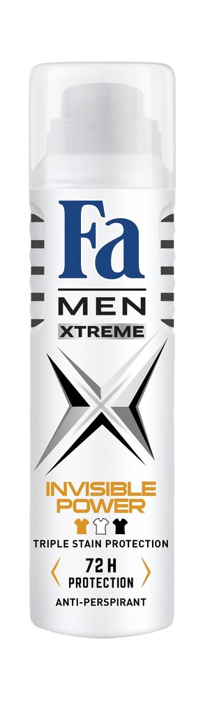 FA Men Xtreme Nähtamatu Aer.dezodorant, 150ml, 6 pakendikomplekti hind ja info | Deodorandid | kaup24.ee