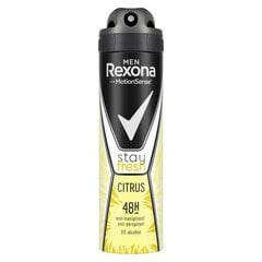 Rexona pihustas deodorandi mehelikku tsitruselist 150ml, 6 pakendikomplekti hind ja info | Deodorandid | kaup24.ee