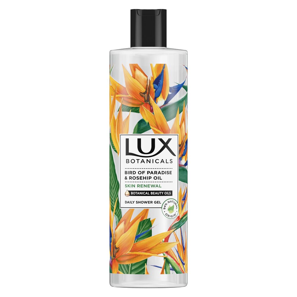 Lux Botanicals Paradice'i ja kibuvid dušigeel 500ml, 6 pakendikomplekti цена и информация | Dušigeelid, õlid | kaup24.ee