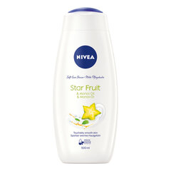 Nivea Care & Star Fruit Showergeel, 500ml, 6 pakendikomplekti цена и информация | Масла, гели для душа | kaup24.ee