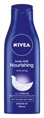 Nivea Nourisshing Body Milk для сухой кожи тела 250 мл, 6 упаковочных наборов цена и информация | Кремы, лосьоны для тела | kaup24.ee