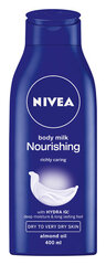 Nivea Plining Body Milk для сухой кожи, 400 мл, 6 набор упаковки цена и информация | Кремы, лосьоны для тела | kaup24.ee