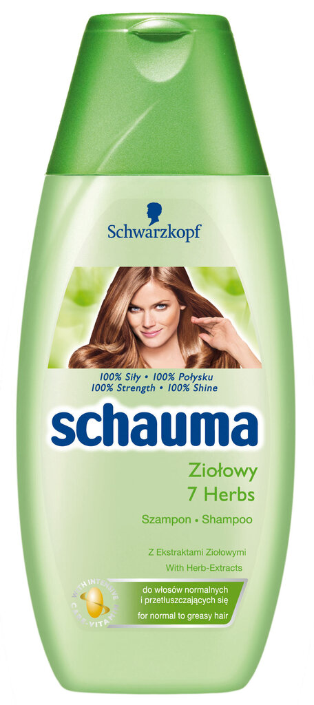 Schauma 7 ürdide šampoon normaalsetele, rasustele juustele, 250 ml, 6 pakendikomplekti цена и информация | Šampoonid | kaup24.ee