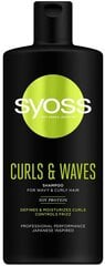 Syoss Curls & Waves Shampoo 440ML, 6 упаковочный комплект цена и информация | Шампуни | kaup24.ee