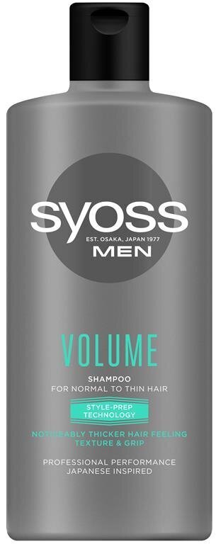 Syoss Men Volume šampoon 440ml, 6 pakendikomplekti цена и информация | Šampoonid | kaup24.ee