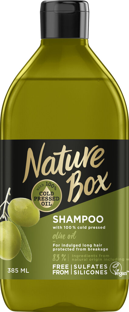 Looduskasti šampoon oliiv 385ml, 3 pakendikomplekti цена и информация | Šampoonid | kaup24.ee