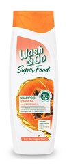 Шампунь Wash & Go с папайей и морингой, 400 мл, 3 набора упаковки цена и информация | Шампуни | kaup24.ee