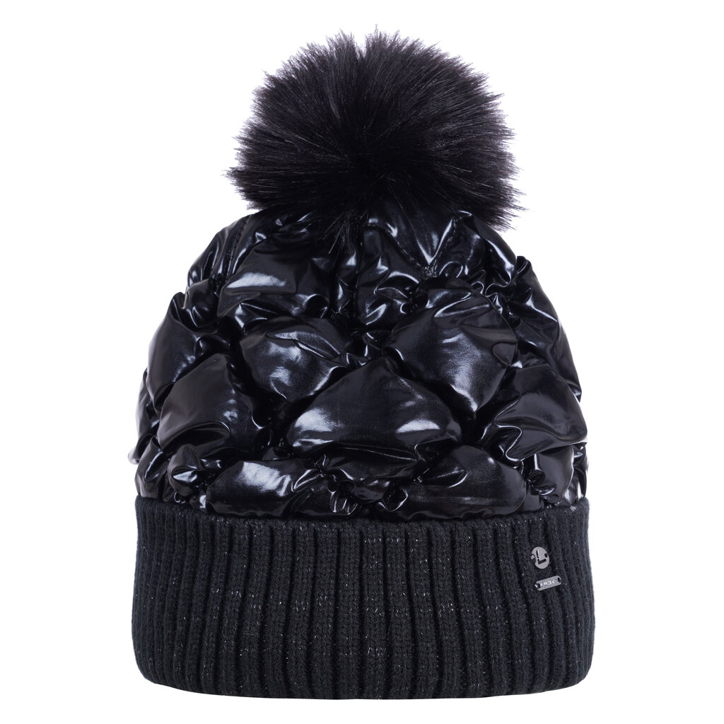 Luhta naiste talvemüts NAUMOLA, must hind ja info | Naiste mütsid ja peapaelad | kaup24.ee