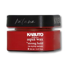 Средство для моделирования волос Kabuto Katana Aqua Wax Red Strong Hold, 150мл цена и информация | Средства для укладки волос | kaup24.ee