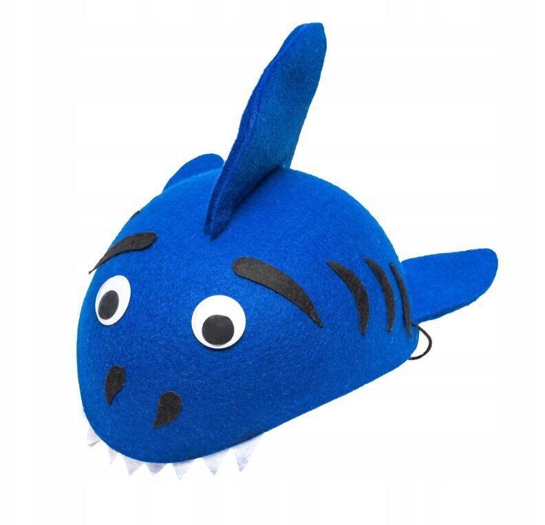 Viltkübar Baby Shark, sinine hind ja info | Karnevali kostüümid | kaup24.ee