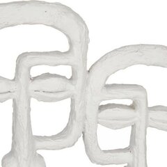 Декоративная фигура «Лицо», белый полистоун (19,5 x 38 x 10,5 cм) цена и информация | Детали интерьера | kaup24.ee