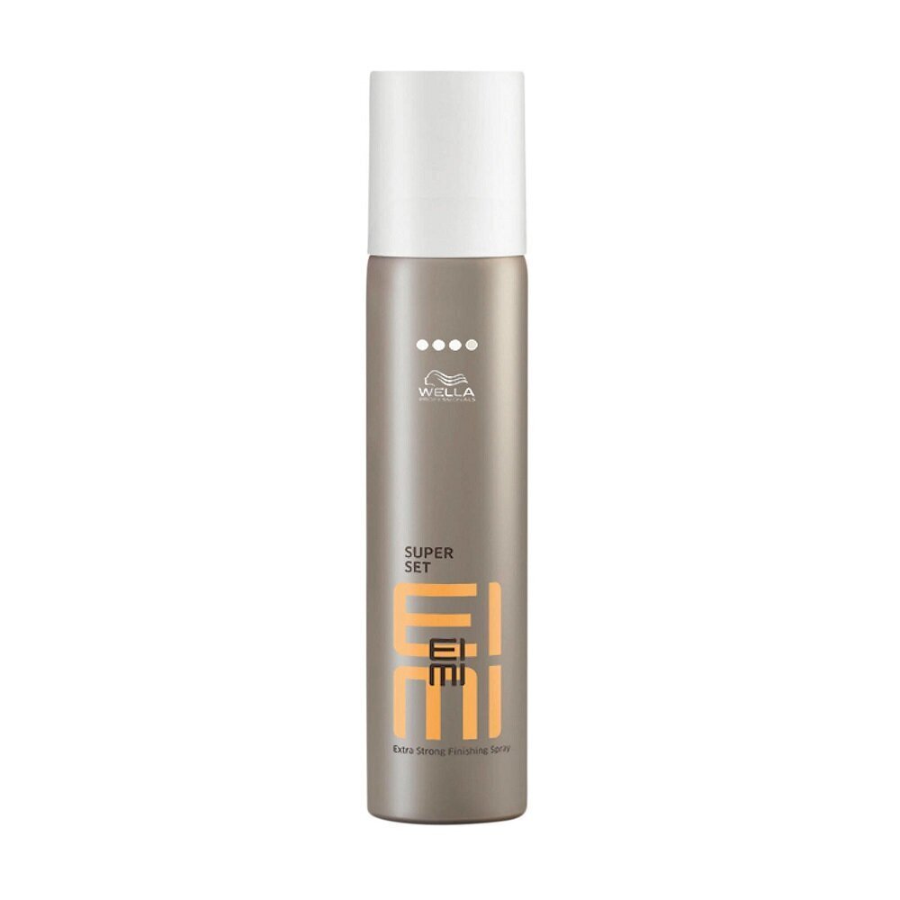 Ülitugevalt fikseeriv juukselakk Wella Professionals Eimi Super Set Finishing Ultra Strong, 75ml hind ja info | Viimistlusvahendid juustele | kaup24.ee