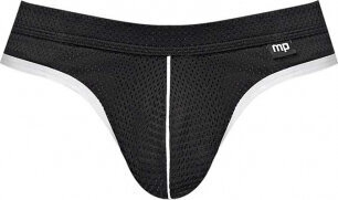 Stringid Male Power Sport Thong, must, S/M hind ja info | Seksikas pesu meestele | kaup24.ee