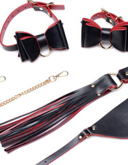 Master Series To Go Black &amp; Red Bow Bondage Set Черный цена и информация | Наборы секс-товаров | kaup24.ee