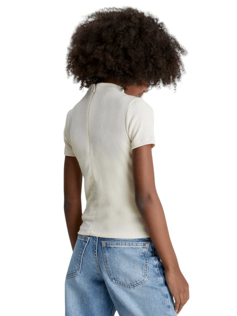 Tüdrukute T-särk Calvin Klein Light Crinkle Whitecap Gray 520883171 цена и информация | Tüdrukute särgid | kaup24.ee