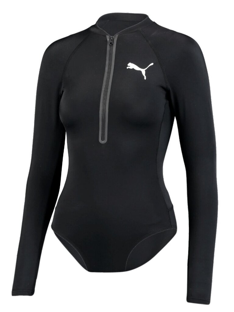 Naiste surfikostüüm Puma Swim Long Sleeve Surf Suit 1P Black 234238644 цена и информация | Naiste ujumisriided | kaup24.ee