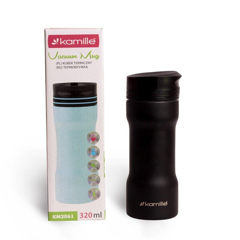 KAMILLE termostass 2in1, 320 ml hind ja info | Termosed, termostassid | kaup24.ee