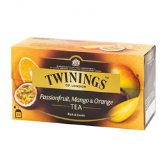 Must tee passionvilja, mango ja apelsiniga Twinings, 25x2g, 4 pakendit цена и информация | Чай | kaup24.ee