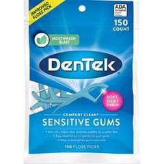 Hambavaheharjad Dentek Comfort Clean Sensitive Gum piparmündi maitsega, 150 tk цена и информация | Для ухода за зубами | kaup24.ee