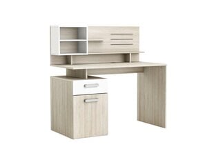 Письменный стол Malicia, коричневый/белый цена и информация | Компьютерные, письменные столы | kaup24.ee