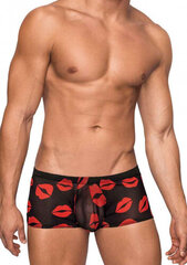 Meeste seksikad aluspüksid Male Power Kiss Me, must/punane hind ja info | Seksikas pesu meestele | kaup24.ee