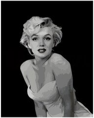 Maalimiskomplekt numbrite järgi Marilyn Monroe 40x50 hind ja info | Maalid numbri järgi | kaup24.ee