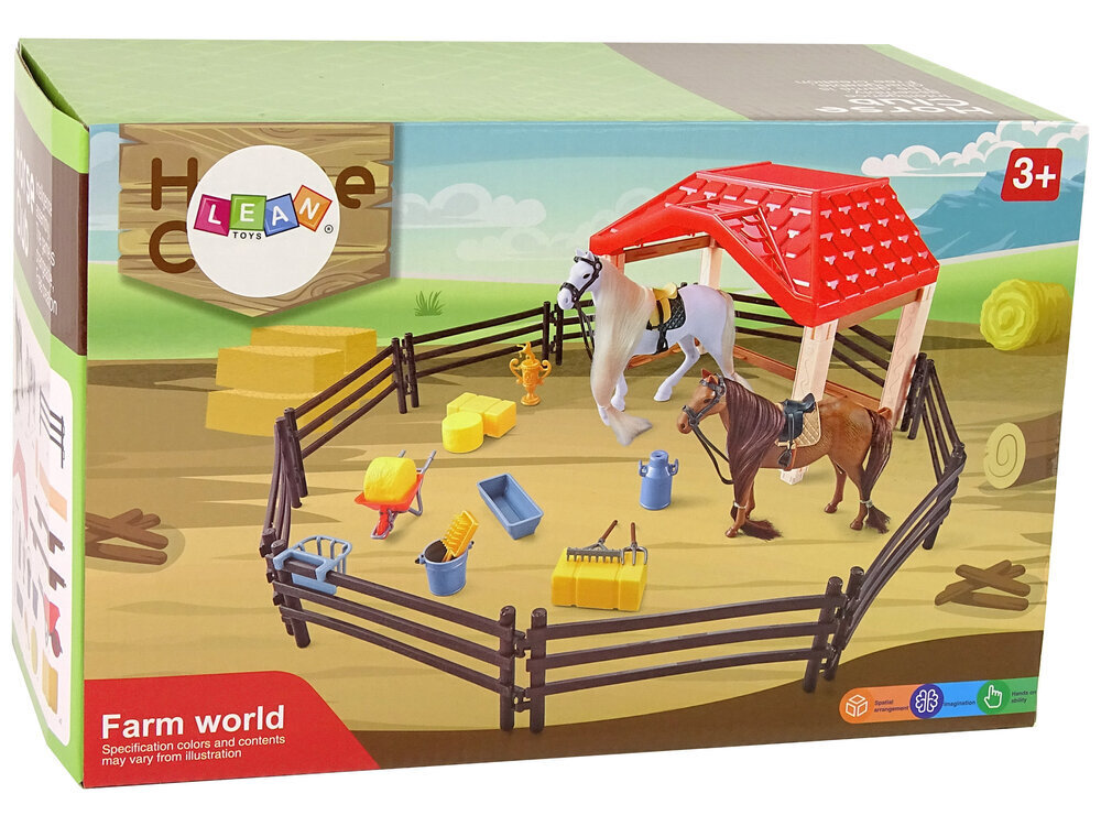 Tallikomplekt Lean Toys Farm World hind ja info | Tüdrukute mänguasjad | kaup24.ee