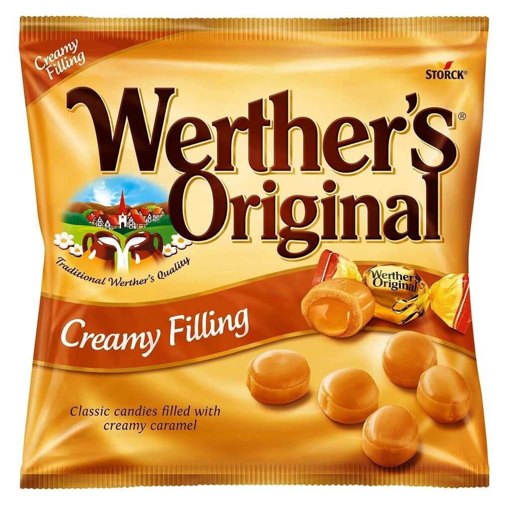 Kommid Werther's Creamy Filling 80 g, 18 tk pakendis hind ja info | Maiustused | kaup24.ee