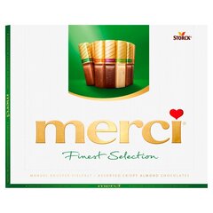 Набор конфетки Merci Crispy Almond 250 g. 10 шт. в пакете цена и информация | Сладости | kaup24.ee