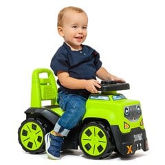Машинка-каталка с 10 блоками Molto, зеленая цена и информация | Игрушки для малышей | kaup24.ee