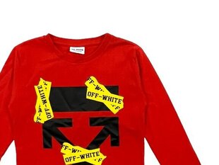 Футболка с длинным рукавом для мальчиков OFF-WHITE  цена и информация | Рубашки для мальчиков | kaup24.ee