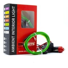 EinParts LED valgusriba auto kaunistamiseks 12V - pikkus 1M, värvus Roheline hind ja info | Auto salongitarvikud | kaup24.ee