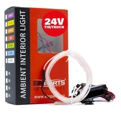 EinParts LED valgusriba auto kaunistamiseks 24V - pikkus 1M, värvus Valge hind ja info | Auto salongitarvikud | kaup24.ee