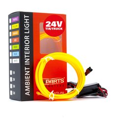 EinParts LED valgusriba auto kaunistamiseks 24V - pikkus 2M, värvus Kuldne hind ja info | Auto salongitarvikud | kaup24.ee